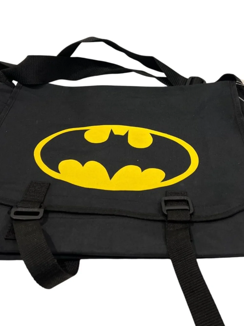 Batman canvas satchel messenger bag  JG Hook NWT Vintage